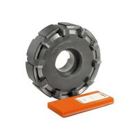 Фреза торцовая 160 с механическим креплением 5гр пл-н PN.. 110408 Z=10 dпос=50мм AF167-R160.09.10.B50 (2214-0275) ГОСТ 26595-85 +комплект 5гр пл-н PNMM 110408 PN10 (аналог Т15К6, H10) «Русский Инструмент» (РИ)