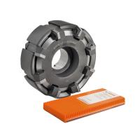 Фреза торцовая 125 с механическим креплением 5гр пл-н PN.. 110408 Z=8 dпос=40мм AF167-R125.09.08.B40 (2214-0273) ГОСТ 26595-85 +комплект 5гр пл-н PNMM 110408 PN30 (аналог Т5К10, H30) «Русский Инструмент» (РИ)