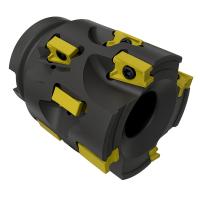 Фреза торцово-цилиндрическая насадная 63x55x80 "кукуруза" с механическим креплением 4гр пл-н LNKX 1204 Z=5 dпос=27 СОЖ AH490-R063.055.05.A27.C NOX «Русский Инструмент» (РИ)