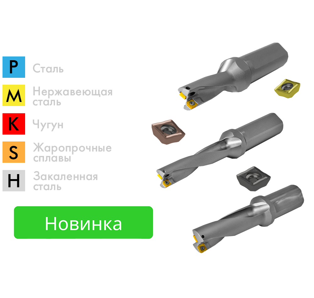 Корпусные сверла ADI190