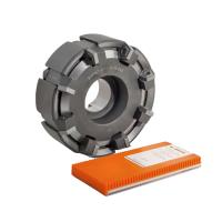 Фреза торцовая 125 с механическим креплением 5гр пл-н PN.. 110408 Z=8 dпос=40мм AF167-R125.09.08.B40 (2214-0273) ГОСТ 26595-85 +комплект 5гр пл-н PNMM 110408 PN10 (аналог Т15К6, H10) «Русский Инструмент» (РИ)