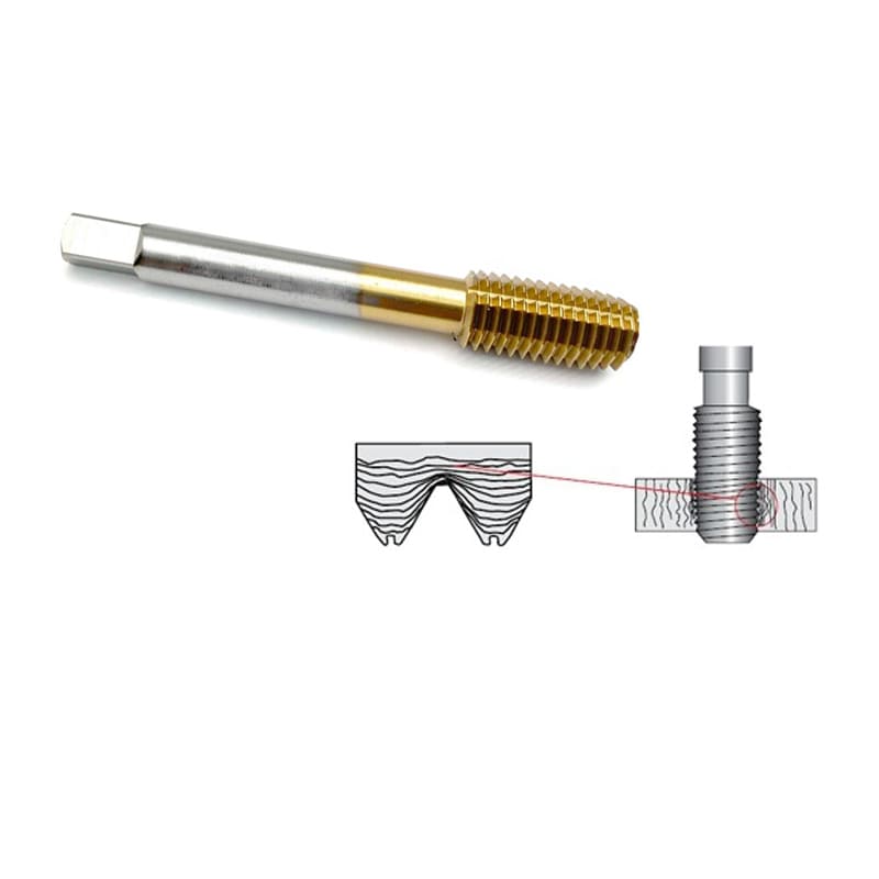 Накатка резьбы метчиками-раскатниками