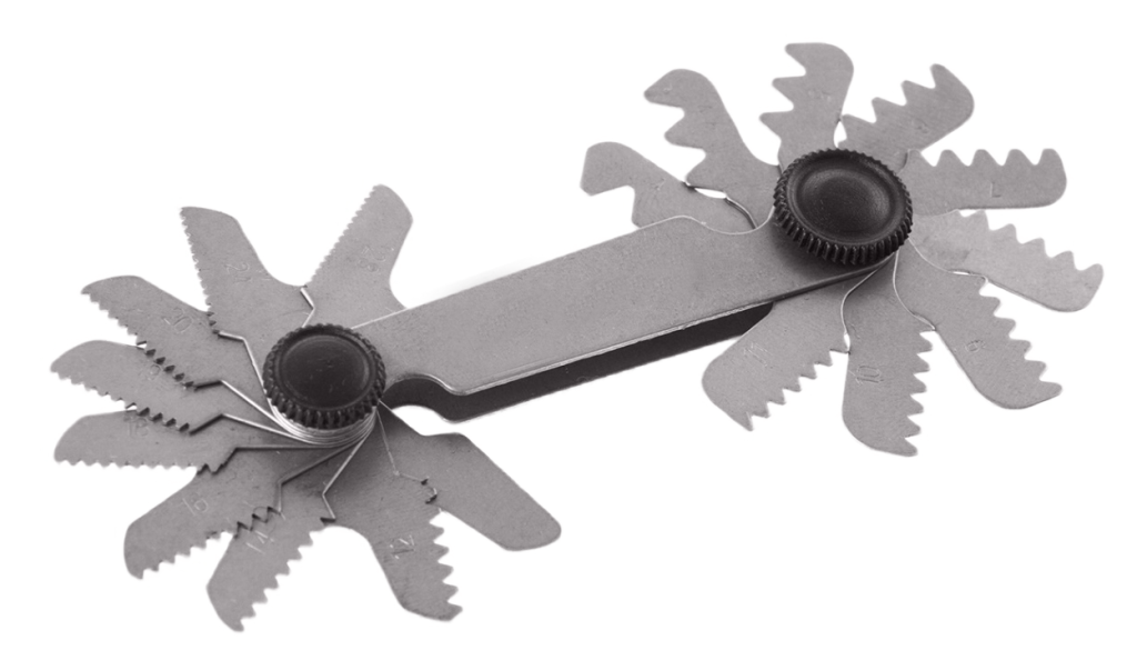 набор резьбовых шаблонов