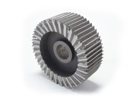 Фреза торцовая 90х35х19 Р6М5 Z=30 торцевая сторона, Z=60 по цилиндр. части без шпон паза, цельная