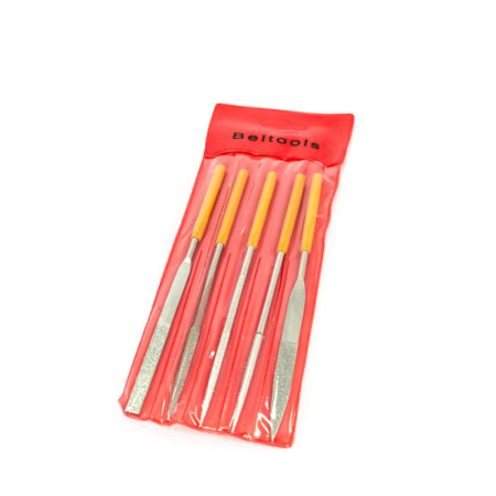 Набор надфилей алмазных 160мм 5шт Beltools Набор надфилей алмазных 160мм 5шт Beltools