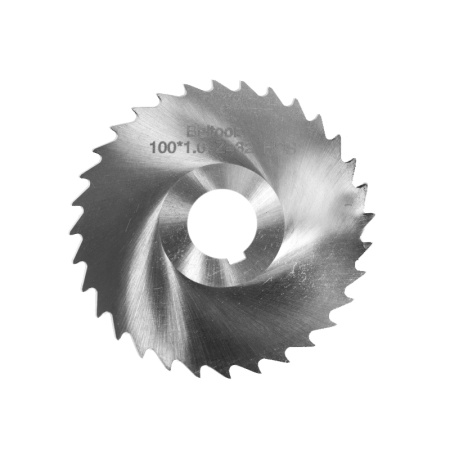 Фреза отрезная 100х1х22 Z=32 тип 3 со ступицей и ш/п HSS ГОСТ 2679-93 Beltools