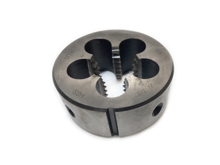 Плашка дюймовая 7/8'' 9 ниток BSW HSS D=55мм резьба Уитворта Titex