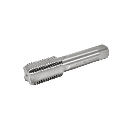 Метчик дюймовый 1 1/2'' 6 ниток BSW машинно-ручной HSS глухой резьба Уитворта исп1 Beltools