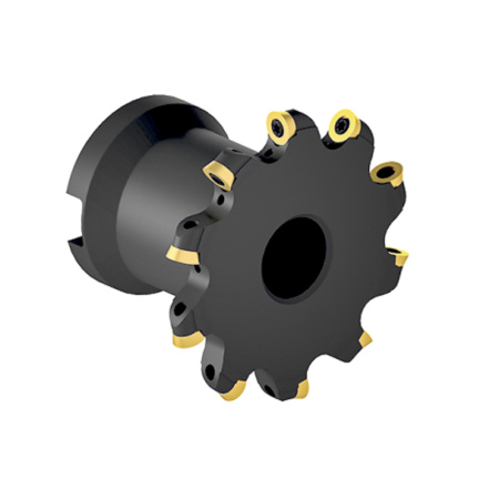 Фреза дисковая 63х8х22 R=4 с механическим креплением круглых пл-н RDEW 0803MOT Z=8 СОЖ AS100-R063.08.08.A22.C NOX «Русский Инструмент» (РИ)