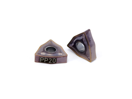 Пластина сменная шестигранная WNMG 080408-EF PP20 "ломаный треугольник" «Русский Инструмент» (РИ)