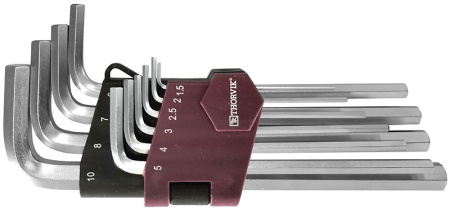 Набор ключей шестигранных 1,5-10 10 шт Thorvik Набор ключей шестигранных 1,5-10 10 шт Thorvik