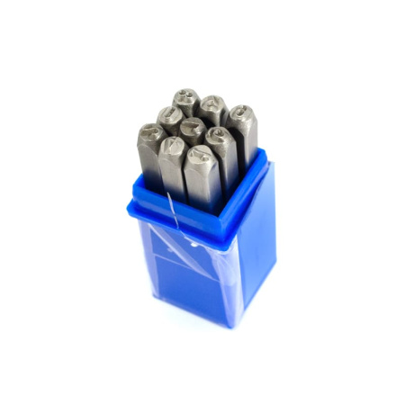 Клеймо цифровое 3 сталь 9 шт