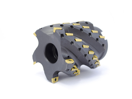 Фреза торцово-цилиндрическая насадная 63x40x60 "кукуруза" с механическим креплением 4гр пл-н APKT 11T304 Z=4 dпос=27 СОЖ AH290-R063.040.04.A27.C «Русский Инструмент» (РИ)