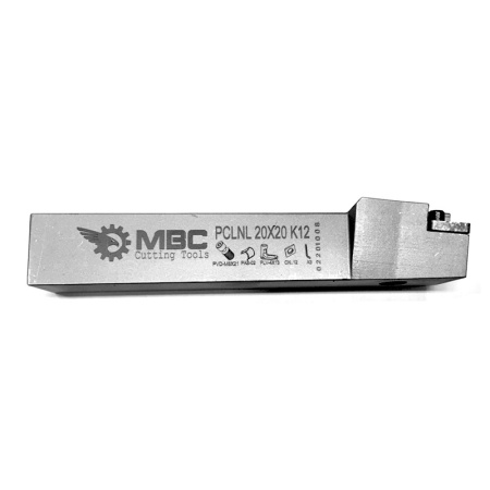 Резец проходной с ромбической пластиной 20х20х125 PCLNL 2020 K12 левый MBC