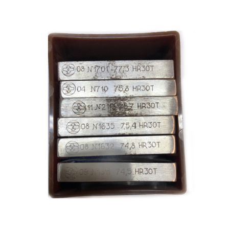 Меры твердости МТСР-1 образцовые (6 шт) ГОСТ 9031-75 Точприбор