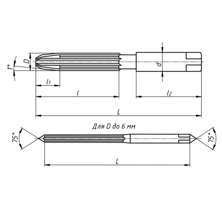 Развертка ручная 11 Н9(А3) ц/х ГОСТ 7722-77 Beltools