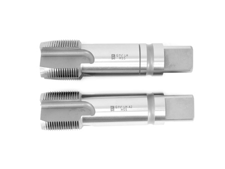 Метчик трубный G1 1/2'' машинно-ручной (HSS) левый 2шт компл. исп2 Beltools