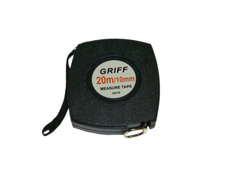 Рулетка 20м х 10мм с кольцом Griff