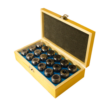 Набор прецизионных цанг ER32AA 3-20 (18шт) высокой точности ≤0,008 Beltools