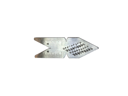 Шаблон для резьбовых резцов 55 гр. дюймовой резьбы Vоgеl