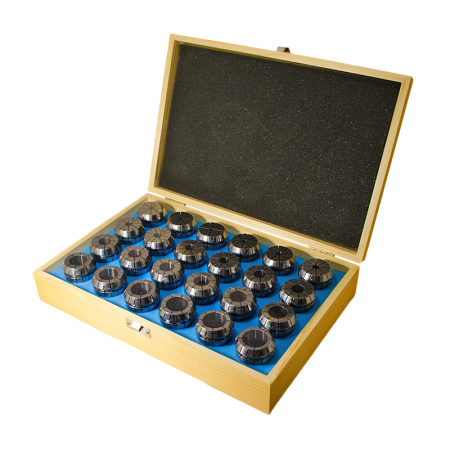 Набор прецизионных цанг ER40AA 3-26 (24шт) высокой точности ≤0,008 Beltools