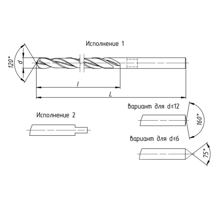 Сверло 2,5х62х95 А1 Р6М5 ц/х длинное ГОСТ 886-77 Beltools