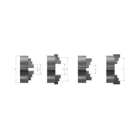Патрон токарный 250-ПТ 3-x кулачковый (7100-0009П) К11 с обратными кулачками Beltools