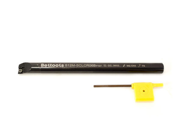 Резец расточной с ромбической пластиной D=12 L=150 S12M SCLCR 06 «Русский Инструмент» (РИ) Резец расточной с ромбической пластиной D=12 L=150 S12M SCLCR 06 «Русский Инструмент» (РИ)