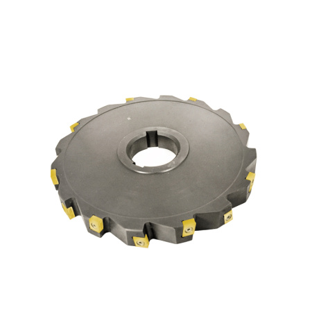 Фреза трехсторонняя 250х28х60 с механическим креплением тангенциально расположенных 4гр пл-н CNHQ 1606 Z=16 (2х8) AS390-250.28.08.D60 NOX «Русский Инструмент» (РИ)