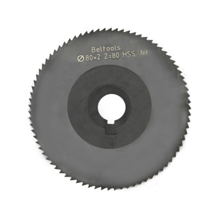 Фреза отрезная 80х2х22 Z=80 тип 1 со ступицей и ш/п HSS Nit ГОСТ 2679-93 Beltools Фреза отрезная 80х2х22 Z=80 тип 1 со ступицей и ш/п HSS Nit ГОСТ 2679-93 Beltools