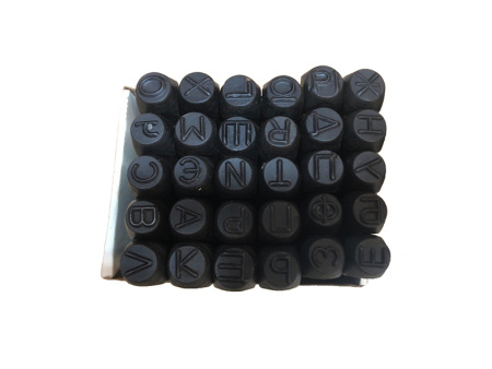 Клеймо буквенное 12 сталь 30 шт