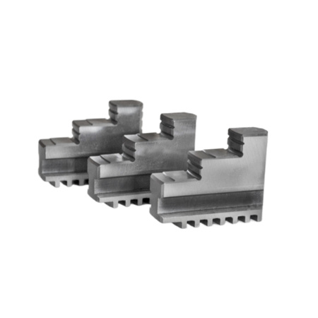 Кулачки к патрону токарному 200 3шт компл. прямые полка 9,8 ширина 22 J=10 L=85 мм, высота 65 D=14 мм, d=29 мм Beltools